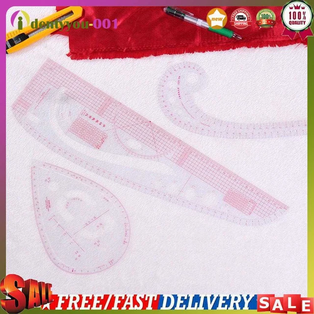 6pcs/Set DIY Multifunktions Quilting Naht nähen Patchwork Zeichnung Herrscher