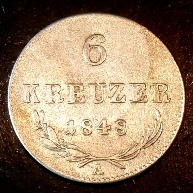 Oesterreich Österreich, 6 Kreuzer 1848