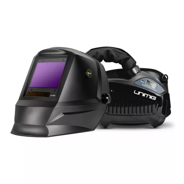 UNIMIG Powered Air Purifying Welding Helmet with Respirator MIG - U21014K