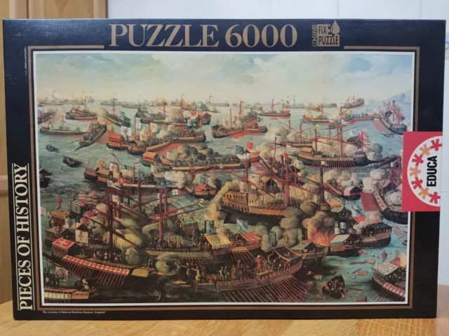 PUZZLE EDUCA 6000 La batalla de Lepanto The battle of Leppanto id item 7136