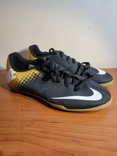 Nike Bomba Youth Shoes Size 6 Black/Gold