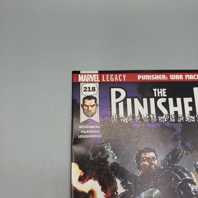 The Punisher Vol 1 #218 Jan 2018 War Machine Part One Published By Marvel Comics 4