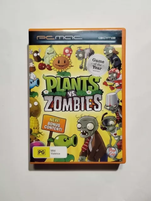 Plants vs Zombies Game of the Year Edition PC CD-ROM Australian Release