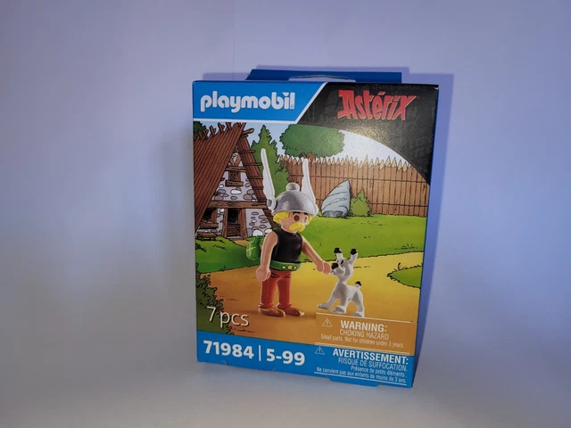 Playmobil 71680 Astérix – César Irréductibles Gaulois – Figurines Astérix, Obélix, Idéfix, Panoramix – Dès 5 Ans