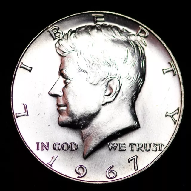 1967 Kennedy 40% Silver Half Dollar GEM BU