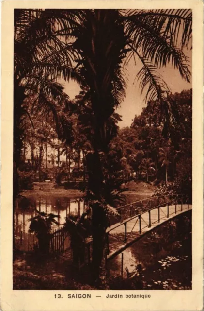 CPA AK VIETNAM COCHINCHINE Saïgon - Jardin botanique (62509)