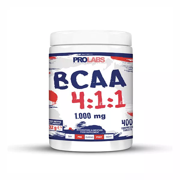 PROLABS BCAA 4:1:1 Aminoacidi Ramificati con B6 e B1 1000mg