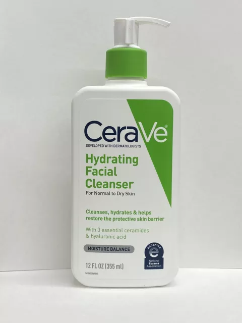 Cerave Hydrating Facial Cleanser 12 Oz / 355ml