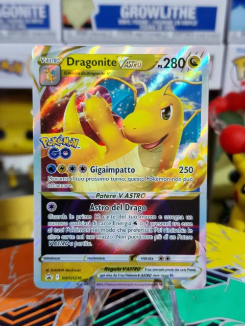 Carta Pokemon Dragonite V ASTRO (50/78) Pokemon Go pt-br