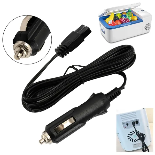 12V 2 Pin Extension Cord Car Fridge Cable Power Adapter For Mini Refrigerator