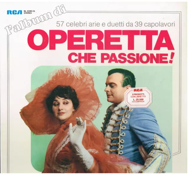 Operetta Che Passione!: 57 Celebri Arie e Duetti Da 39 Capolavori - Box 3 LP