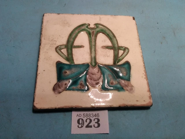 Unusual Antique Art Nouveau Wall Tile
