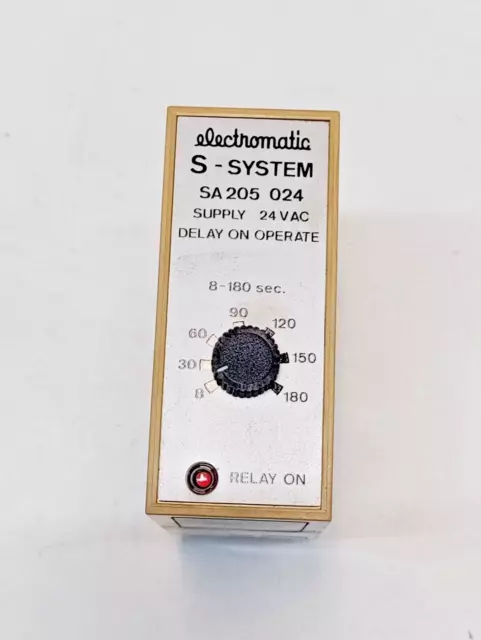 *NEW IN BOX* Electromatic s-system sa205 024 delay on operate 8-180 sec.