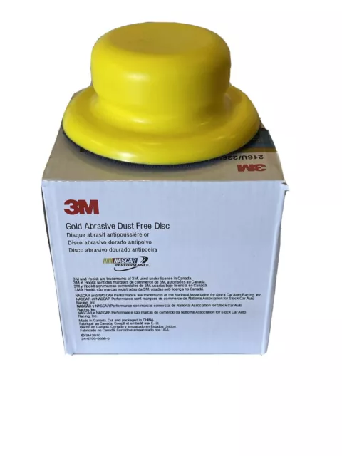 Sand Paper 3M 5 Inch Hook & Loop Sanding Disc With Sanding Block 400 Gritt Hand