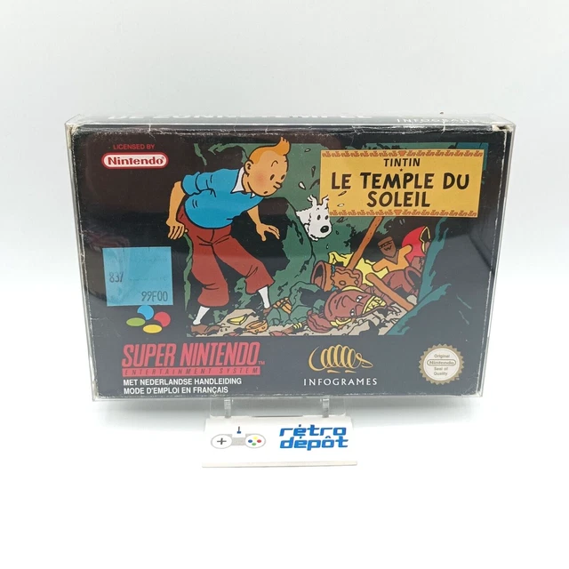 Tintin Le Temple du Soleil / Super Nintendo SNES / PAL / FR / FAH