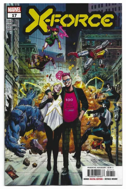X-Force #17 2021 Unread Joshua Cassara Main Cover Marvel Comic Book Ben Percy
