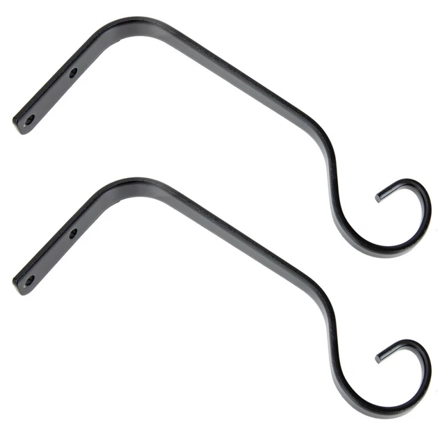 2 Pcs Pflanzenhaken Schmiedeeisen Schmiedeeiserne Pflanzenaufhänger