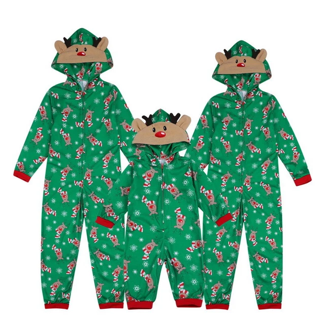 Pigiami di Natale Alce Famiglia Adulti Bambini Pigiami Natale Alce Set Pigiami Da Notte Pjs