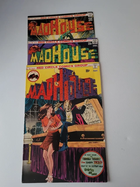 Mad House #95 96 & 97 Red Circle Comics September 1974 / January 1975