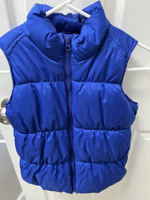 Kids Old Navy Frost Free Blue Vest size Medium (8)