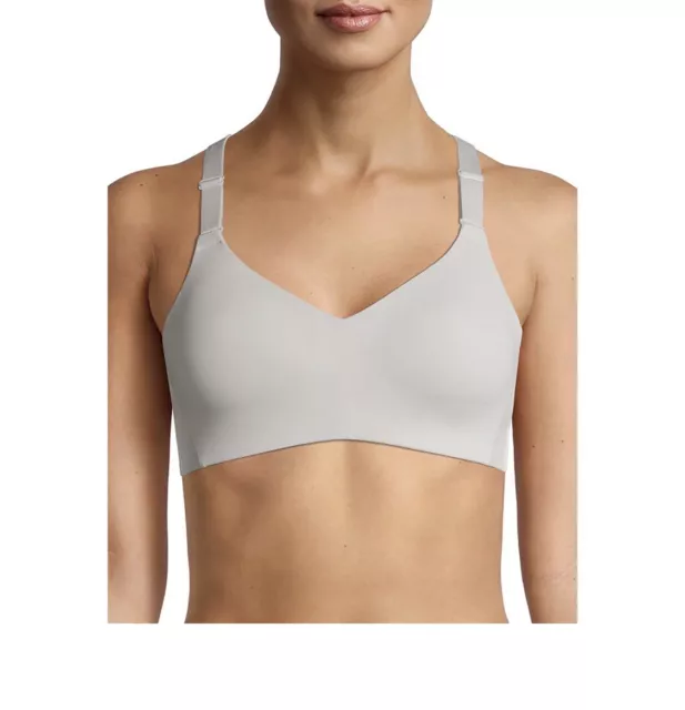 AVIA WOMENS LADIES High Support Impact Wireless Sports Bra Grey