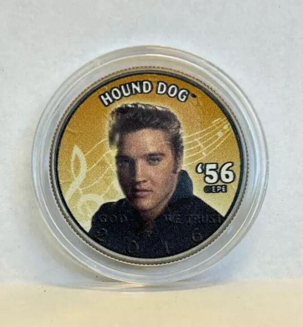United States - Elvis Presley - Hound Dog - Half Dollar Colorized Coin