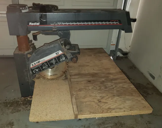Sears Craftsman 2.5 HP. 10" Radial Arm Saw Pick up Only