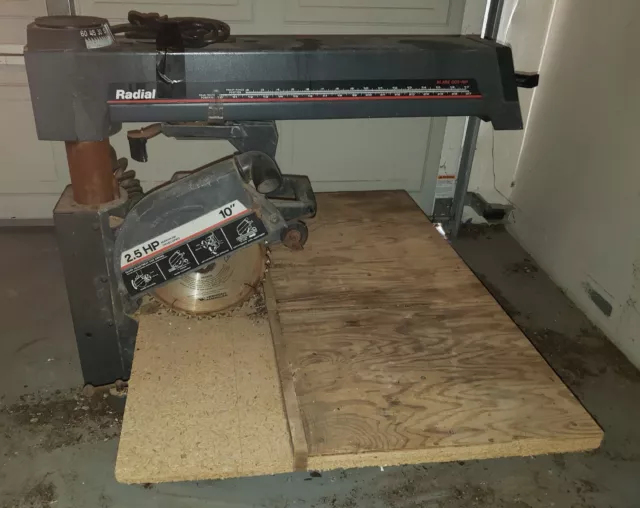 Sears Craftsman 2.5 HP. 10" Radial Arm Saw Pick up Only Sears Craftsman 2.5 HP. 10" Radial Arm Saw Pick up Only