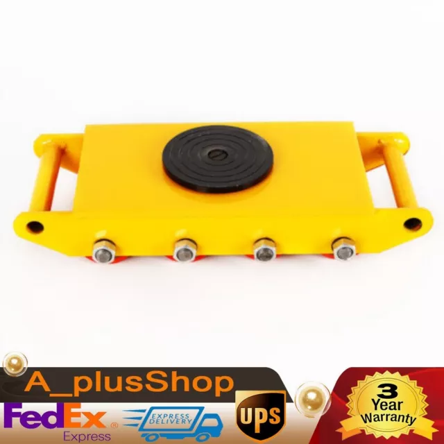 Industrial Machinery Mover Dolly Skate Roller Heavy-Duty Machine 12 Ton/400LBS
