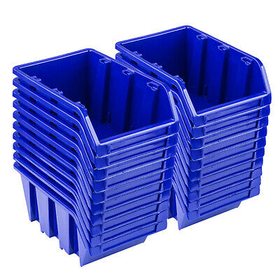 Prosperplast Set 100 X Boîtes Empilables NP6 Bleu Boîtes de Tri 