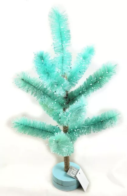 Robins Egg 18" Sisal Tree with Sparkling Accents Easter Decor New