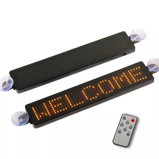 12V Car LED Programmable Sign Moving Scrolling Message Display Board Screen 2