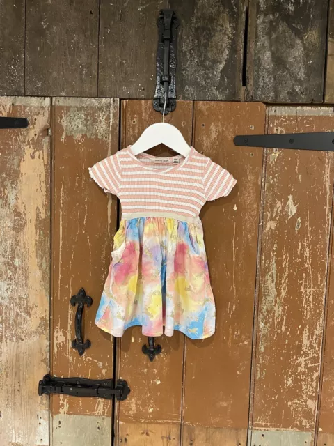 Nanette Lepore Girls Dress Baby Size 12 Months Cotton Blend Multicoloured