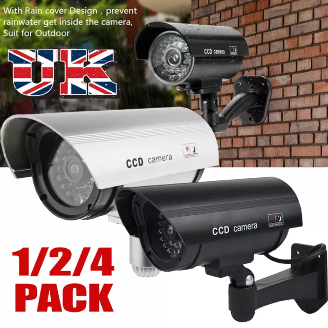 Fake Dummy Camera CCTV Security Surveillance Cam Fake Red IR LED Outdoor Indoor