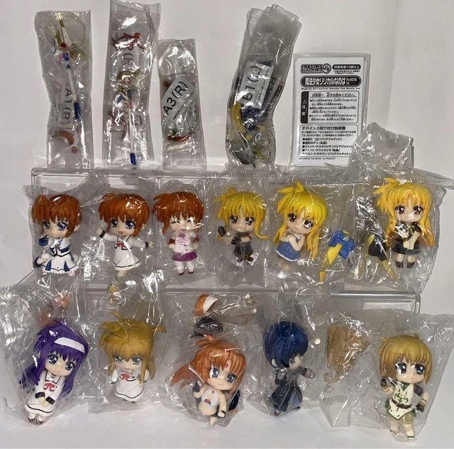 Magical Girl Lyrical Nanoha Mini Figure lot Nanoha Fate Suzuka Alf Unused