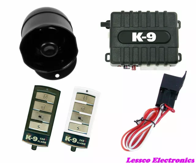 K9-160LA  1-Way  Keyless Entry & Car Alarm Security System