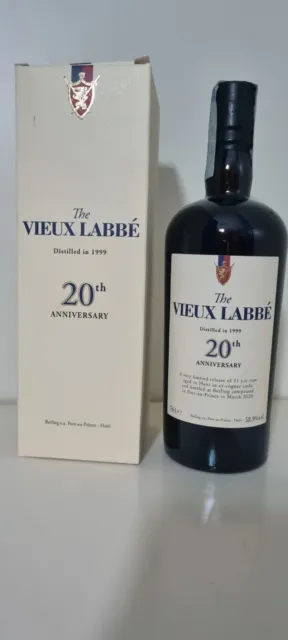 Rum Velier Vieux Labbé 20th Anniversary 58,9%  Rhum Haiti Berling 1999