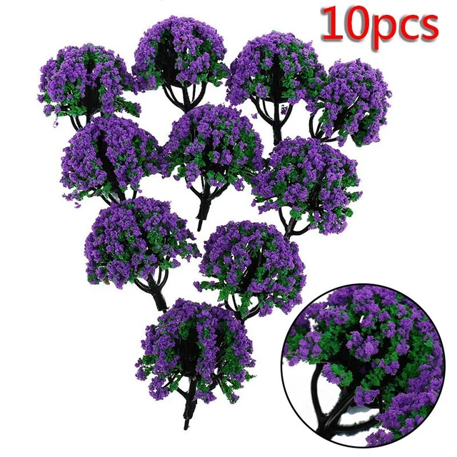 Durable Model Trees Decoration Diorama Railroad Props Simulation