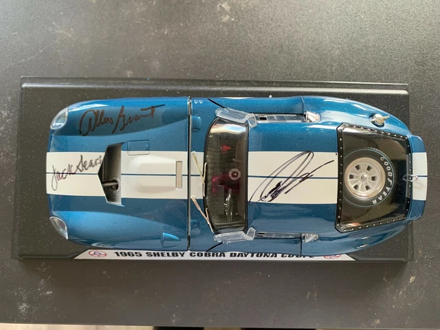 Shelby 130 Shelby Cobra Daytona Coupe 1965 #98 'Blue/White' 1:18 Signed Rare