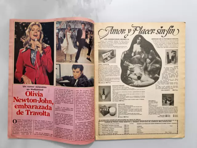 Olivia Newton John - Very rare article from Spain from 1979 ( Full magazine )