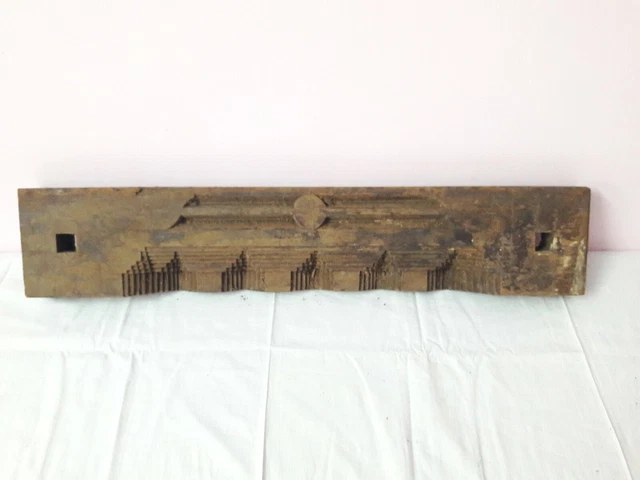 Antique Solid Beam Plaque Pillar Vintage Door Window Wooden Wall Panel A60