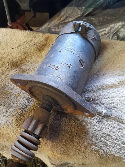 Lucas Starter Motor M35G. 6 Volt. 240505. 1946. Vintage Car Austin Morris Jowett