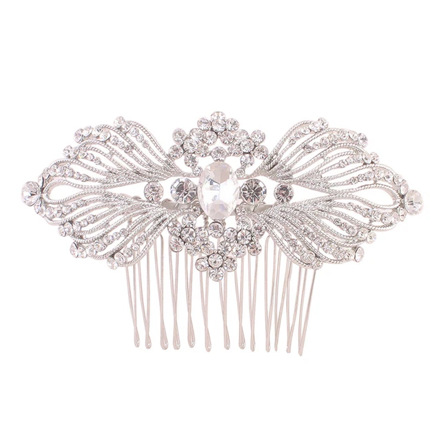 Strass cristallo sposa elegante matrimonio capelli spilla capelli pettine sposa capelli accessori