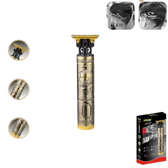 Tondeuse Barbe Rechargeable USB DRIWEI 4 Têtes - Pour Dessins Et Réglage Précision