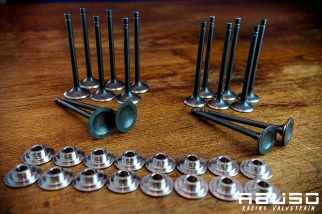 GS1100 GS1150 GSX1100  Oversized Intake + Exhaust Valves + Titanium Retainers