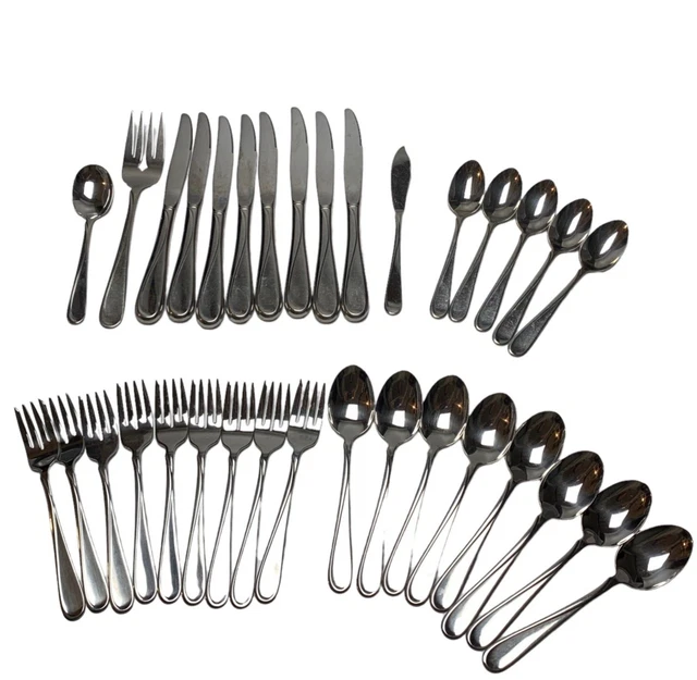 ONEIDA STAINLESS FLATWARE Flight Reliance Satin Patterns Fork Spoon