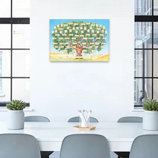 FAMILY TREE DIAGRAM to Fill in Generation Genealogy Fillable Chart ...