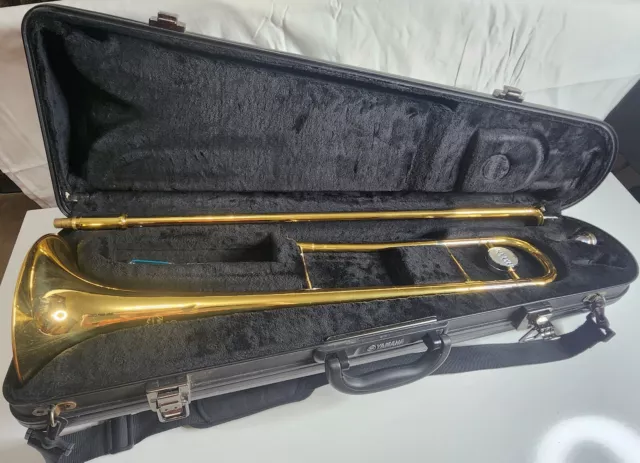Yamaha YSL 200AD Advantage Gold Tenor Trombone with Mouthpiece, Case & cleaning