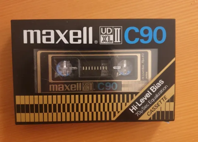 maxell UD XL II C90 MC Kassette Tape NEU und OVP