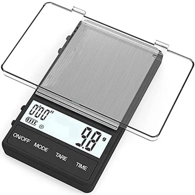 Fast Weigh Digital Precision Pocket Scale, Flexible Measurements 600g x  0.1g (Black), MS-600-BLK - American Weigh Scales